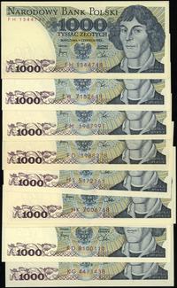 Polska, zestaw: 11 x 1.000 złotych, 1.06.1982