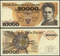 20.000 złotych 1.02.1989, seria AN, numeracja 28