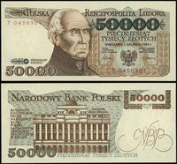 50.000 złotych 1.12.1989, seria T, numeracja 045