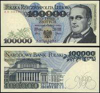 100.000 złotych 1.02.1990, rzadsza, początkowa s