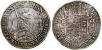 talar, 1644 CR, Drezno, Aw: Półpostać władcy trz
