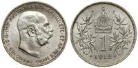 1 korona 1912, Wiedeń, bardzo ładna moneta, Heri