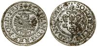 szeląg 1579, Gdańsk, miejscowy nalot na monecie,
