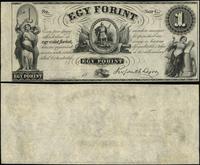 1 forint 18... (ok. 1850), seria H, bez numeracj
