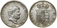 piastra (120 grana) 1854, Neapol, srebro, 27.39 