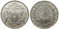 5 guldenów 1935, Berlin, Koga, przetarte, AKS 11