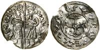 denar (1034–1055), Praga, Aw: Dwie postacie, ski