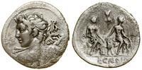 denar 112–111 pne, Rzym, Aw: Popiersie w lewo Ap