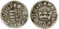 denar (ok. 1345–1357), Aw: Tarcza andegaweńska, 