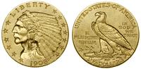 2 1/2 dolara 1908, Filadelfia, typ Indian head, 