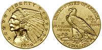 2 1/2 dolara 1929, Filadelfia, typ Indian head, 