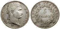5 franków 1811 A, Paryż, srebro, 24.86 g, moneta