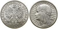 10 złotych 1932 , Anglia, głowa kobiety w czepcu