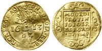dukat 1613, złoto, 3.46 g, lekko pogięty, Fr. 28