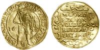 dukat 1648, złoto, 3.42 g, gięty, Fr. 237, Delmo
