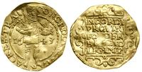 dukat 1643, złoto, 3.37 g, pogięty, Fr. 284, Del