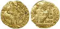 dukat 1655, złoto, 3.47 g, rysa na awersie, Fr. 