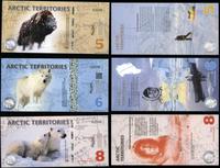 tereny Arktyki, zestaw 14 banknotów