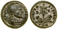 follis 319, Tessaloniki, Aw: Popiersie cesarza w