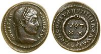 nummus 321, Aquileia, Aw: Popiersie cesarza w pr