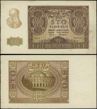 100 złotych 1.03.1940, seria E, numeracja 606219