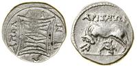 drachma (ok. 120–70 pne), Aw: Krowa stojąca w le