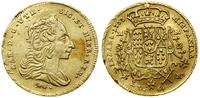 6 ducati 1753, Neapol, Aw: Głowa władcy w prawo,
