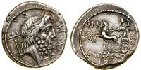 denar 57 pne, Rzym, Aw: Głowa Neptuna w prawo, t