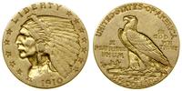 2 1/2 dolara 1910, Filadelfia, typ Indian head, 