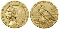 2 1/2 dolara 1914 D, Denver, typ Indian head, zł