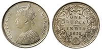 1 rupia 1871, srebro '917' 11,19 g, KM. 473