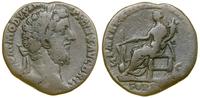sesterc (187–188), Rzym, Aw: Popiersie cesarza w