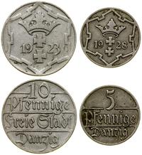 lot 2 monet, Berlin, 5 fenigów 1928 (rzadszy roc