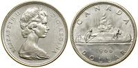 dolar 1966, Ottawa, Canoe, srebro próby 800, 23.