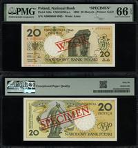 Polska, 20 złotych, 1.03.1990