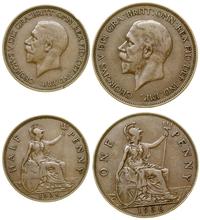 Wielka Brytania, lot 2 monet, 1936