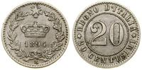 Włochy, 20 centesimi, 1894 R