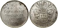 32 szylingi 1808, Hamburg, srebro, 18.26 g, pięk