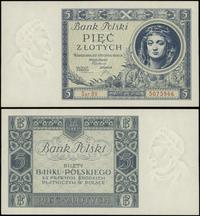 5 złotych 2.01.1930, seria BV, numeracja 5075966