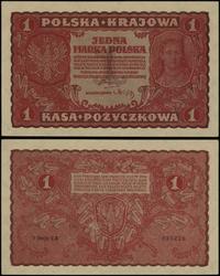 1 marka polska 23.08.1919, seria I-CB, numeracja