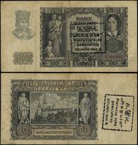 20 złotych 1.03.1940, seria K, numeracja 9993695