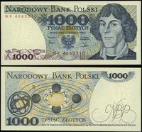 1.000 złotych 1.06.1982, seria GK, numeracja 466