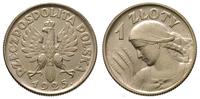 1 złoty 1925, Londyn, Kobieta z kłosami, kropka 