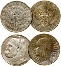 Polska, zestaw: 2 x 10 złotych, 1933 i 1935