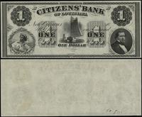 1 dolar 18... (ok 1860), niewypełniony blankiet,