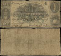 1 dolar 1.01.1863, 1 seria C, numeracja 28335, w