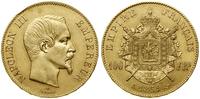 100 franków 1859 A, Paryż, złoto, 32.24 g, bardz
