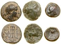 zestaw 3 monet, 3 x brązy (2 x Syria (?), Macedo