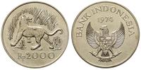 2.000 rupii 1974, Tygrys jawajski, srebro ''500'