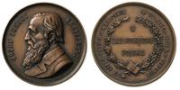 Józef Ignacy Kraszewski 1887, medal sygnowany J.